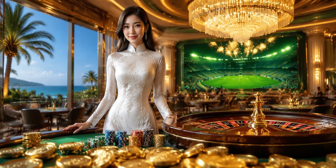Trò chơi roulette và cá cược thể thao tại Phú Quốc với phong cách truyền thống Áo Dài